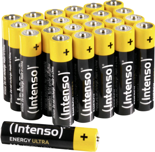 INTENSO ENERGY ULTRA BATTERIE ALKALINE MINI STILO AA LR03 CONF 24 Pz. IN BOX